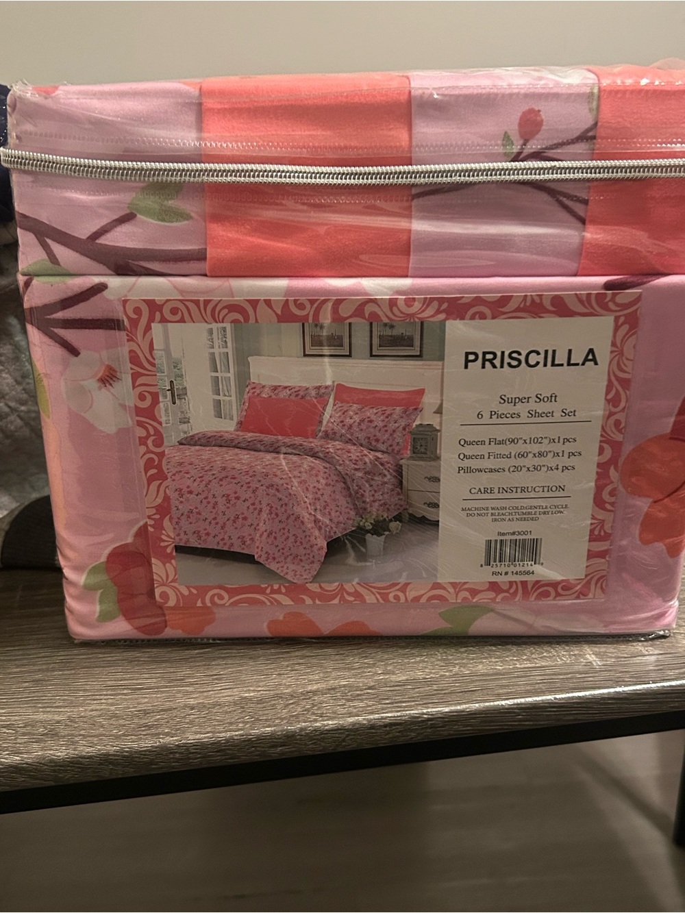 & Other Stories Pink Floral Sheet Set